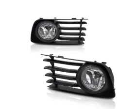Winjet Clear Fog Lights Wiring Kit Included Toyota Prius 2006-2009