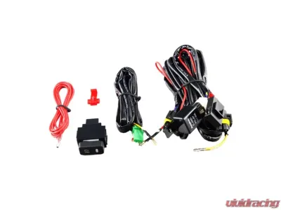 Winjet Clear Fog Lights Wiring Kit Included Nissan Altima 4Dr 2010-2012 - CFWJ-0400-C