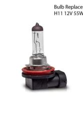 Winjet Clear Fog Lights Wiring Kit Included Toyota Prius V 2011-2014                                     - CFWJ-0421-C - Image 3