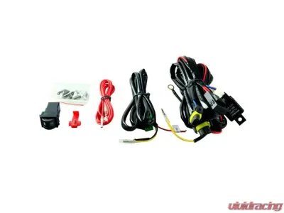 Winjet Clear Fog Lights Wiring Kit Included Subaru Impreza 2015-2016 - CFWJ-0464-C