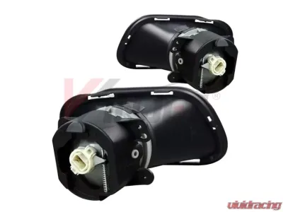 Winjet Clear Fog Lights Wiring Kit Included Jeep Cherokee 2014-2016 - CFWJ-0471-C