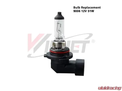 Winjet Clear Fog Lights w/ Wiring Kit Toyota | Pontiac 20003-2010 - CFWJ-0486-C