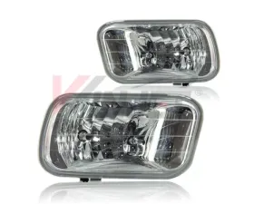Winjet Clear Fog Lights Dodge Ram 2009-2012