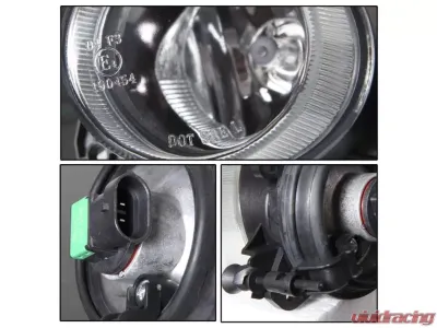 Winjet Clear Replacement Fog Lights Mercedes E-Class 2011-2014 - CFWJ-0503-C