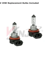 Winjet Clear Fog Lights Wiring Kit and Bezel Included Nissan Rouge 2017-2018                                     - CFWJ-0548-C - Image 3