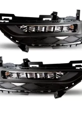 Winjet Clear LED Fog Lights Wiring Kit Included Honda Accord Coupe 2016-2017                                     - CFWJ-0616-C - Image 2