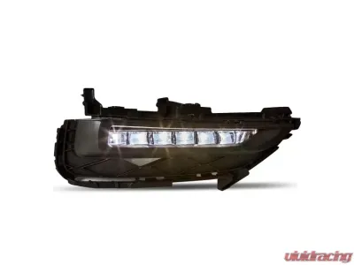 Winjet Clear LED Fog Lights Wiring Kit Included Honda Accord Coupe 2016-2017 - CFWJ-0616-C