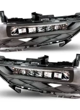 Winjet Clear LED Fog Lights Wiring Kit Included Honda Accord Coupe 2016-2017                                     - CFWJ-0616-C - Image 8