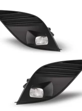 Winjet Clear Fog Lights Wiring Kit and Bezel Included Toyota Camry 2018-2019                                     - CFWJ-0631-C - Image 2