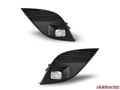 Winjet Clear Fog Lights Wiring Kit and Bezel Included Toyota Camry 2018-2019 - CFWJ-0631-C