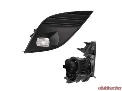 Winjet Clear Fog Lights Wiring Kit and Bezel Included Toyota Camry 2018-2019 - CFWJ-0631-C