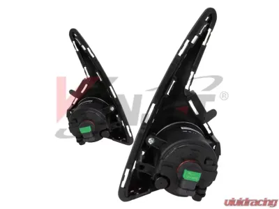 Winjet Clear Fog Lights Wiring Kit and Bezel Included Toyota Yaris 4DR 2017-2018 - CFWJ-0635-C