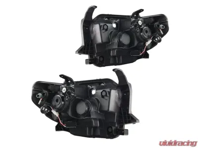 Winjet Chrome Clear DRL Projector Head Light Toyota Tundra 2014-2021 - CHWJ-0376-C