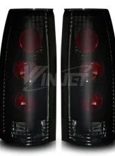 Winjet Black Smoke Altezza Tail Lights Cadillac | Chevrolet | GMC 1988-2000                                     - CTWJ-0003-BS - Image 2