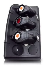 Winjet Black Smoke Altezza Tail Lights Chevrolet Suburban | Tahoe | GMC Yukon 2000-2006                                     - CTWJ-0005-BS - Image 2