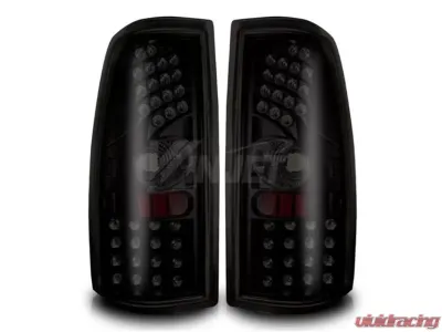 Winjet Black Smoke LED Tail Light Chevrolet Silverado | GMC Sierra 1999-2006 - CTWJ-0006-BS