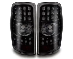 Winjet Black Smoke LED Tail Light Chevrolet Tahoe | Suburban | GMC Yukon 2000-2006