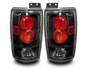 Winjet Black Clear StyleSide Altezza Tail Light Ford Expedition 1997-2002