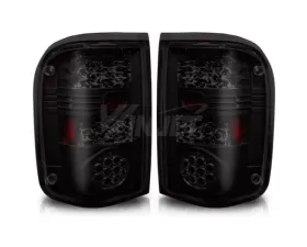Winjet Black Smoke LED Tail Light Ford Ranger 1993-1999