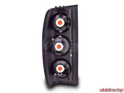 Winjet Black Clear Altezza Tail Light Nissan Frontier 1998-2004 - CTWJ-0043-BC