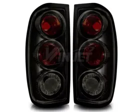 Winjet Black Smoke Altezza Tail Light Nissan Frontier 1998-2004