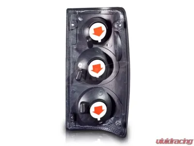 Winjet Black Smoke Altezza Tail Light Toyota Pickup 1989-1995 - CTWJ-0045-BS