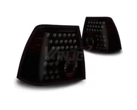 Winjet Black Smoke Altezza Tail Light Volkswagen Jetta 1999-2005