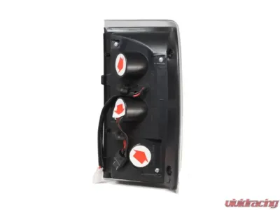 Winjet Glossy Black Clear LED Tail Lights Ford Ranger 2000-2003 - CTWJ-0146-GBC