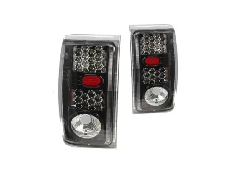 Winjet Glossy Black Clear LED Tail Lights Ford Ranger 2000-2003 - CTWJ-0146-GBC