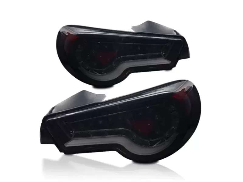Winjet Black Smoke LED Tail Lights Scion FR-S 2013-2014 - CTWJ-0323-BS