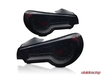 Winjet Black Smoke LED Tail Lights Scion FR-S 2013-2014 - CTWJ-0323-BS