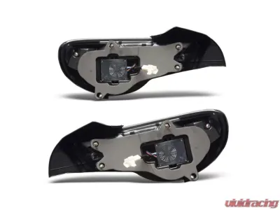Winjet Glossy Black Clear LED Tail Lights Scion FR-S 2013-2014 - CTWJ-0323-GBC