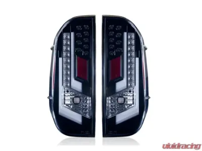 Winjet Glossy Black Clear LED Tail Lights Toyota Tundra 2014-2021 - CTWJ-0377-GBC