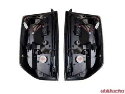 Winjet Glossy Black Clear LED Tail Lights Toyota Tundra 2014-2021 - CTWJ-0377-GBC