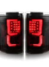 Winjet Black Clear LED Tail Lights Ford F-150 2015-2017                                     - CTWJ-0440-BC - Image 2