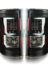 Winjet Black Clear LED Tail Lights Ford F-150 2015-2017                                     - CTWJ-0440-BC - Image 3