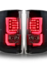 Winjet Glossy Black Clear LED Tail Lights Ford F-150 2015-2017                                     - CTWJ-0440-GBC - Image 2