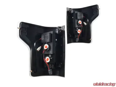 Winjet Glossy Black Clear LED Tail Lights Ford F-150 2015-2017 - CTWJ-0440-GBC