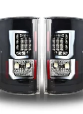 Winjet Glossy Black Clear LED Tail Lights Ford F-150 2015-2017                                     - CTWJ-0440-GBC - Image 3