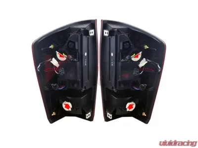 Winjet Red Clear LED Tail Lights Toyota Tacoma 2016-2023 - CTWJ-0466-CR