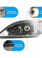 Winjet Clear Fog Lights Toyota Camry | Corolla | Solara 2002-2008                                     - CFWJ-0047-C - Image 2