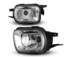 Winjet Clear Fog Lights Mercedes Benz C-Class W203 2001-2007