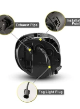 Winjet Clear Fog Lights Dodge Intrepid 1998-2003                                     - CFWJ-0183-C - Image 3