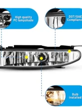 Winjet Clear Fog Lights Buick Century | Regal 1997-2005                                     - CFWJ-0209-C - Image 2