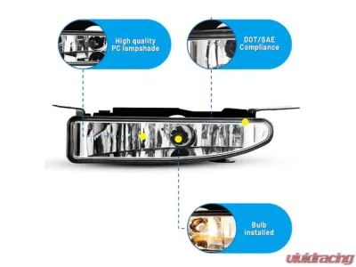 Winjet Clear Fog Lights Buick Century | Regal 1997-2005 - CFWJ-0209-C