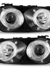 Winjet Chrome/Clear Halo Projector Head Lights Acura Integra 1994-1997                                     - CHWJ-0216-C - Image 3