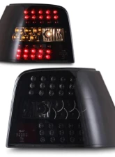 Winjet Black/Smoke LED Tail Lights Volkswagen Golf IV 1999-2004                                     - CTWJ-0114-BS - Image 3