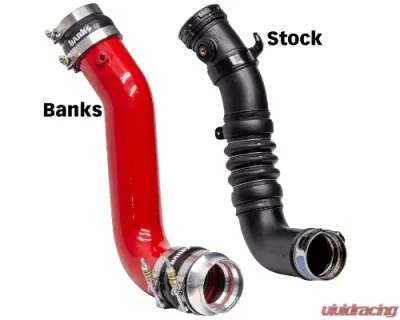 Banks Power Boost Tube Upgrade Kit Red Powder Coated (Set) GMC Sierra | Chevrolet Silverado 2500 | 3500 2017-2019 - 25999