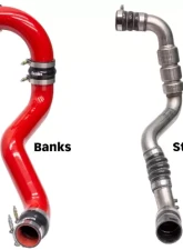 Banks Power Boost Tube Upgrade Kit Red Powder Coated (Set) GMC Sierra | Chevrolet Silverado 2500 | 3500 2017-2019                                     - 25999 - Image 4