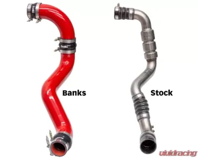 Banks Power Boost Tube Upgrade Kit Red Powder Coated (Set) GMC Sierra | Chevrolet Silverado 2500 | 3500 2017-2019 - 25999